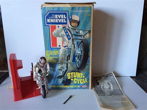 Paul Look Evel Knievel Stunt Cycle 1st Edition Super Rare Chrome