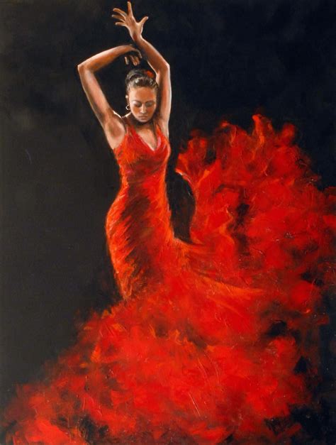 Flamenco Dancer Painting Dance Art Dance Paintings