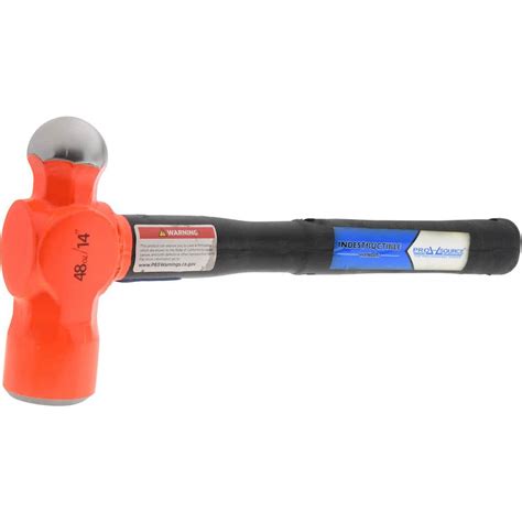 PRO SOURCE Ball Pein Hammer 48 Oz Head Steel MSC Direct