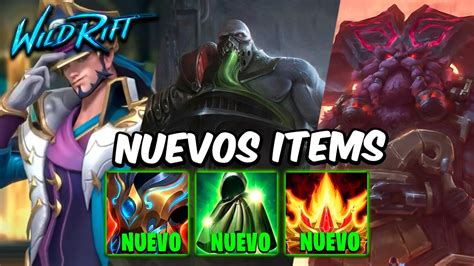 PREVIA PARCHE 4 1 NUEVOS ITEMS Y CAMPEONES Wild Rift YouTube