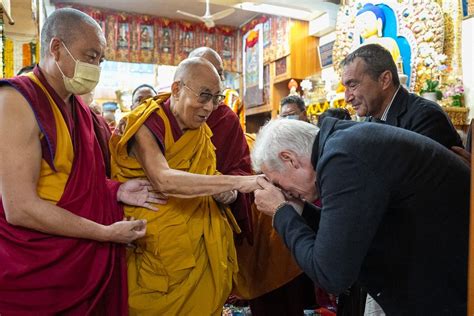 His Holiness The Dalai Lama Attends Long Life Offering Ceremony In