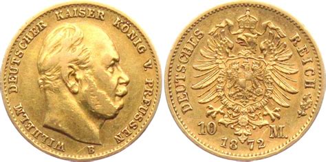 Preussen Mark B Kaiser Wilhelm I Vf Ef Ma Shops