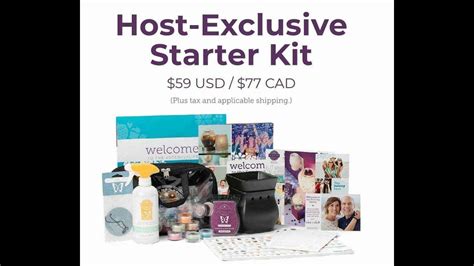 How To Enroll With Scentsy Host Exclusive Starter Kit Youtube