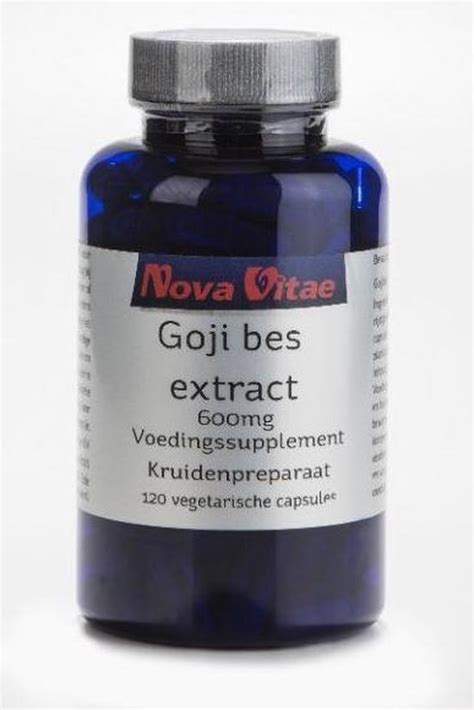 Nova Vitae Goji Bes Extract 600 Mg 120 Vcaps Bol