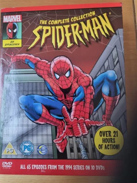 Spider Man 1994 Complete Dvd Collection Series 1 5 Animated 1995 Season