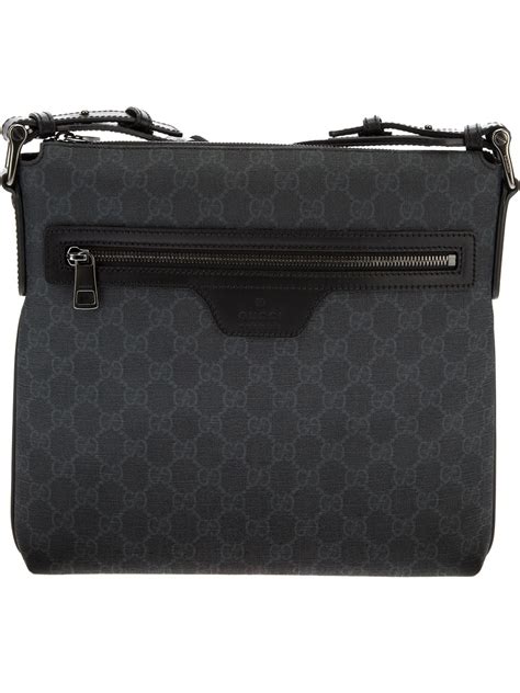 Lyst Gucci Messenger Bag In Gray For Men