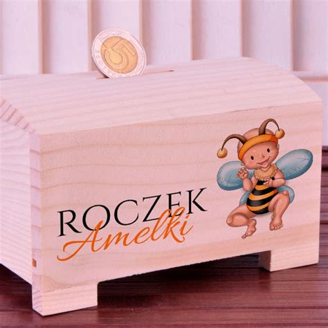 Skarbonka Na Roczek Pszcz Ka Specially U Pl Prezenty Personalizowane