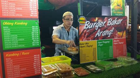 Malaysia Roadside Burger Gerai Burger Di Tepi Jalan Youtube