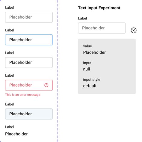 Editable Text Input Experiment Figma