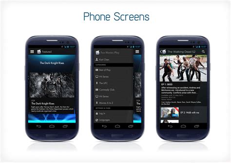 FOX movies mobile app on Behance
