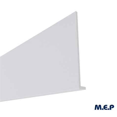 MEP Planche Rivecel L9 PVC Blanc Retour 35mm 9x300x5000mm POINT P