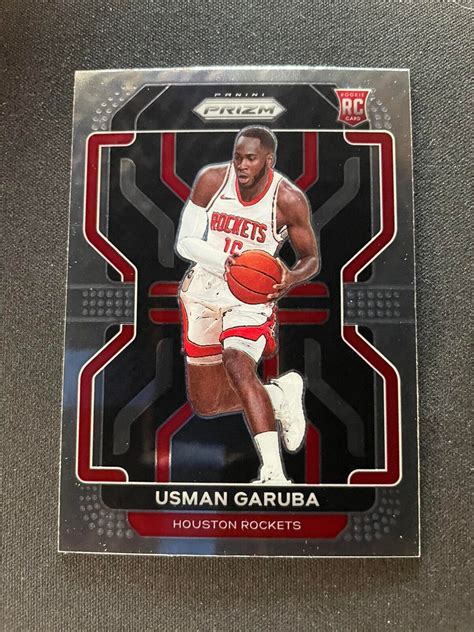 Panini Prizm Basketball Usman Garuba Base Rc Rookie Houston