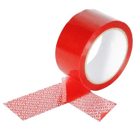 Custom Blue Tamper Evident Security Sealing Tape Anti Counterfeit Tape