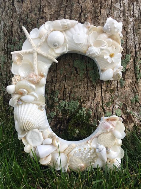 Seashell Letters Etsy