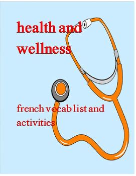 Health Wellness French By Richard Ladd Tpt