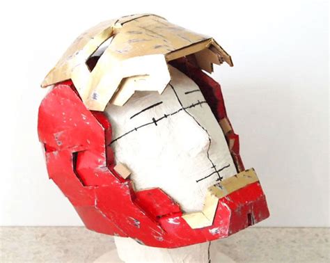 Iron Man Mark 42 Helmet A4 And Letter Size Pdf Template Ready Etsy India