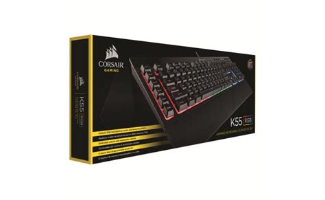 Corsair K55 Rgb Membrane Gaming Keyboard Splash And Dust Resistant