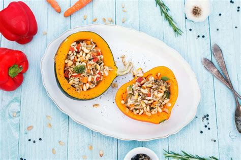 Roasted Stuffed Winter Squash Forks Over Knives