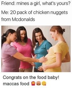 Food baby Memes