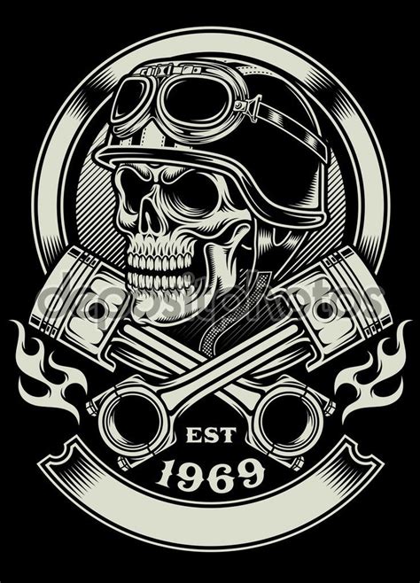 Biker Art Biker Tattoos Skull