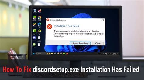 Fix Discordsetup Exe Installation Has Failed There Was An Error While