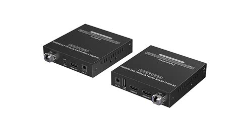 LKV981KVM 4K 60Hz Point To Point HDMI KVM Optical Extender LENKENG