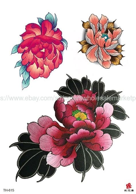 Peony Tattoo Designs