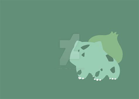 Bulbasaur Vector Minimalist by jangelyamil on DeviantArt