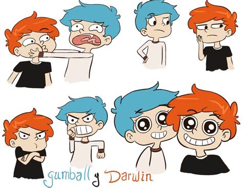 Reimagined Gumball and Darwin- Human Style | The amazing world of ...