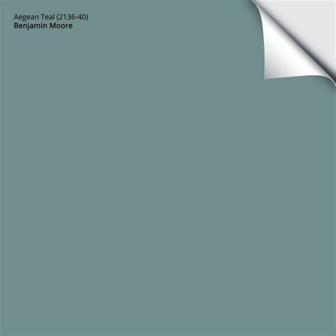 Aegean Teal 2136 40 Benjamin Moore Samplize Peel And Stick Paint