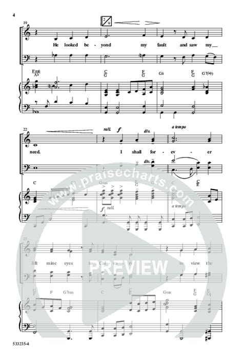 Amazing Love Medley Choral Anthem SATB Sheet Music PDF Word Music