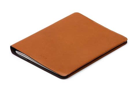 Bellroy Leather Notebook Cover With Extra Pockets And Pen Holder