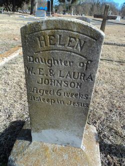 Helen Johnson Find A Grave Gedenkplek