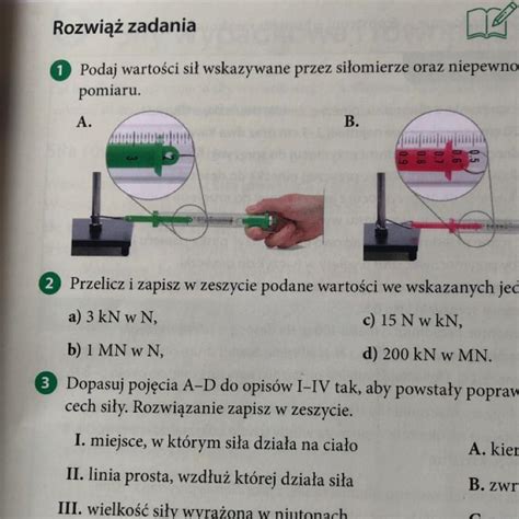 2 Przelicz i zapisz w zeszycie podane wartości we wskazanych