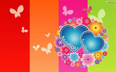 Hearts And Flowers Wallpapers - Wallpaper Cave