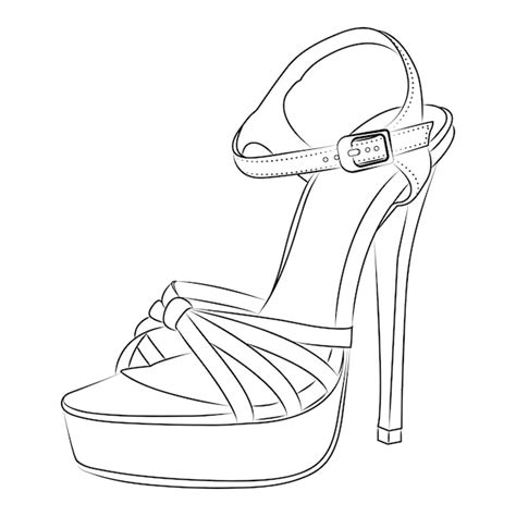 High Heels Zeichnung Vektoren Und Illustrationen Zum Kostenlosen