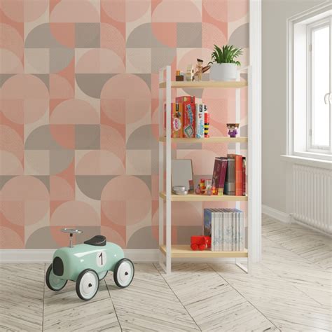 Pastel Pink Self Adhesive Wallpaper - The Wallberry