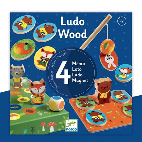 Ludo Wood Jeux Ducatifs M Mo Loto P Che Parcours Djeco