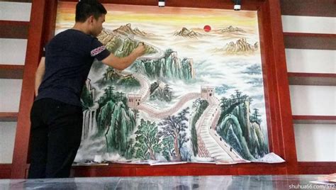 农文宽墙绘作品 正在进行中 最新习作 相册 农文宽 书画家园