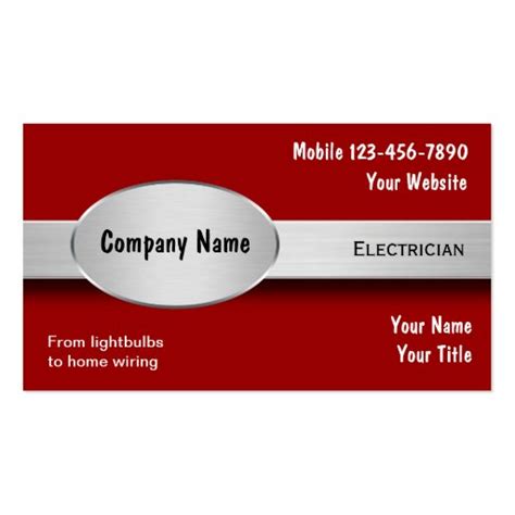 2,000+ Electrician Business Cards and Electrician Business Card ...