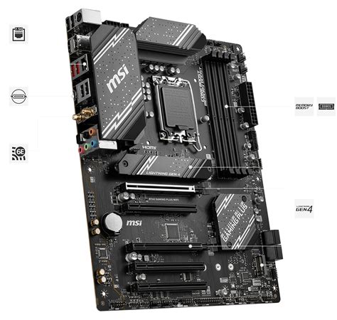 Msi B Gaming Plus Wifi Lga B Ddr Usb Type C Sata