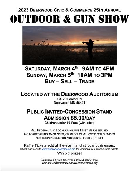 Deerwood Outdoor & Gun Show 2024 • Deerwood, MN