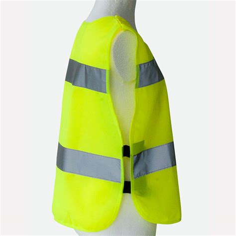 Gilet De S Curit Jaune Fluo Ajustable R Fl Chissant Personnalis