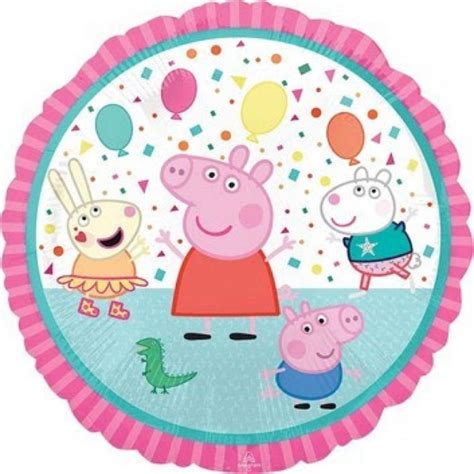 Palloncino Peppa Pig Con Personaggi Cm In Mylar