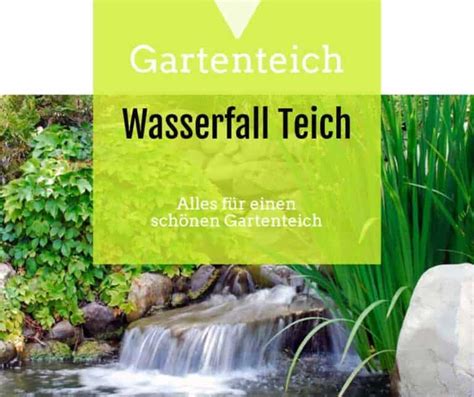 Wasserfall Teich Gartenteich Guide De