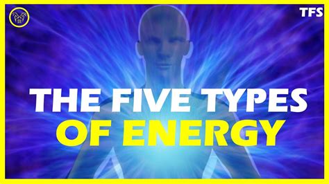 The Five Types Of Energy Youtube