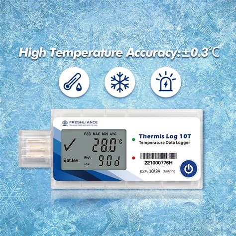 Thermis Log T Single Use Lcd Screen Temperature Data Logger China