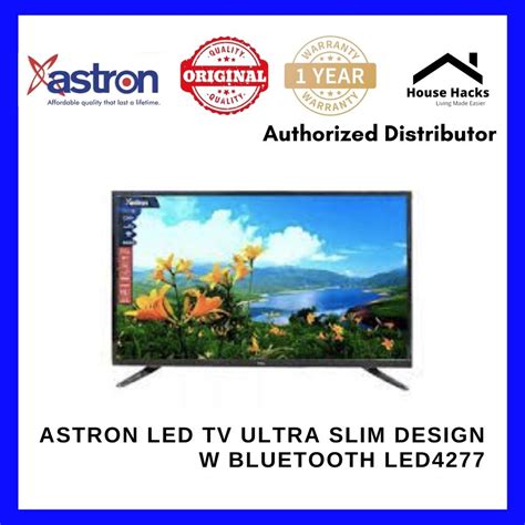 Astron LED TV Ultra Slim Design W Bluetooth LED4277 House Hacks