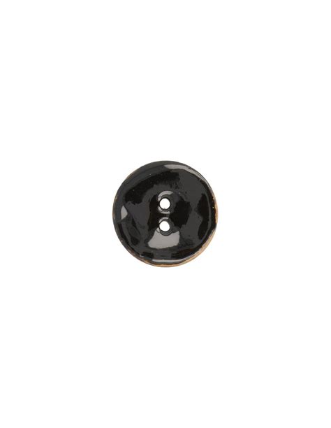 Acheter Bouton Coco Vernis 30mm Noir Sur La Piqueuse Dans Boutons En Coco