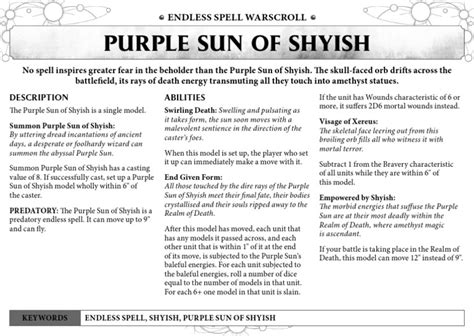 Eng Malign Sorcery Purple Sun Of Shyish Pdf Fantasy